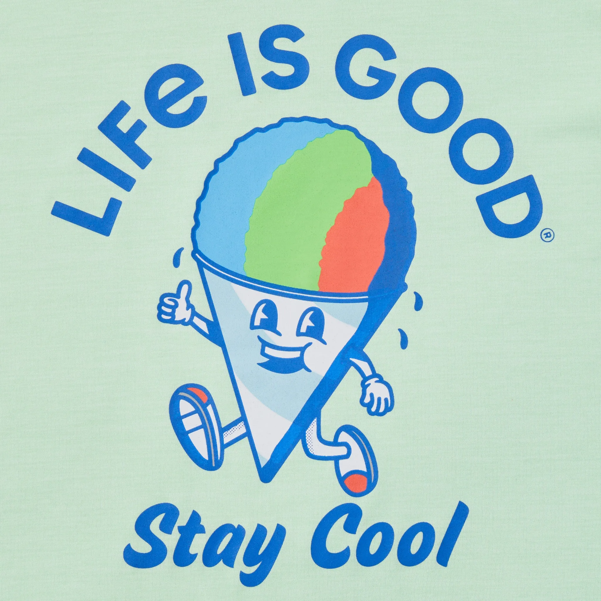 Kids Snow Cone Stay Cool Long Sleeve Sun Crusher Tee Life is Good