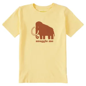 Kids Snuggle Me Mammoth Short Sleeve Crusher Tee Life is Good