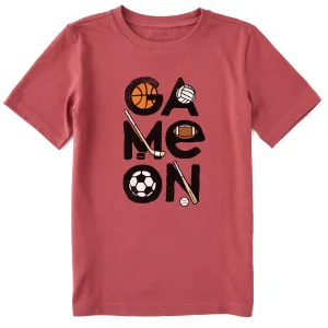 Kids Sport Game On Short Sleeve Crusher Tee Life is Good