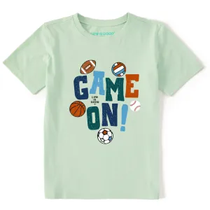Kids Sports Game On Short Sleeve Crusher Tee Life is Good