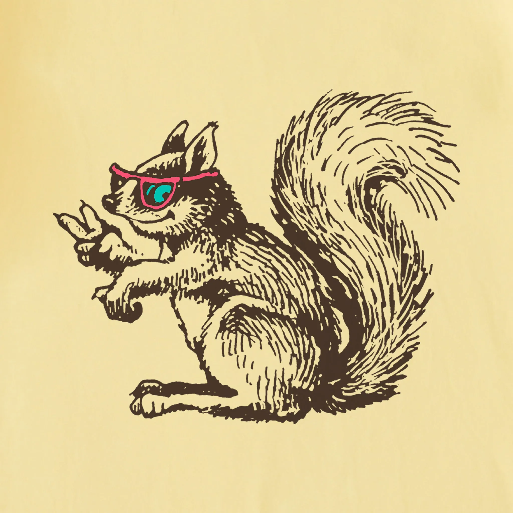 Kids Squirrel Mini Short Sleeve Crusher Tee Life is Good