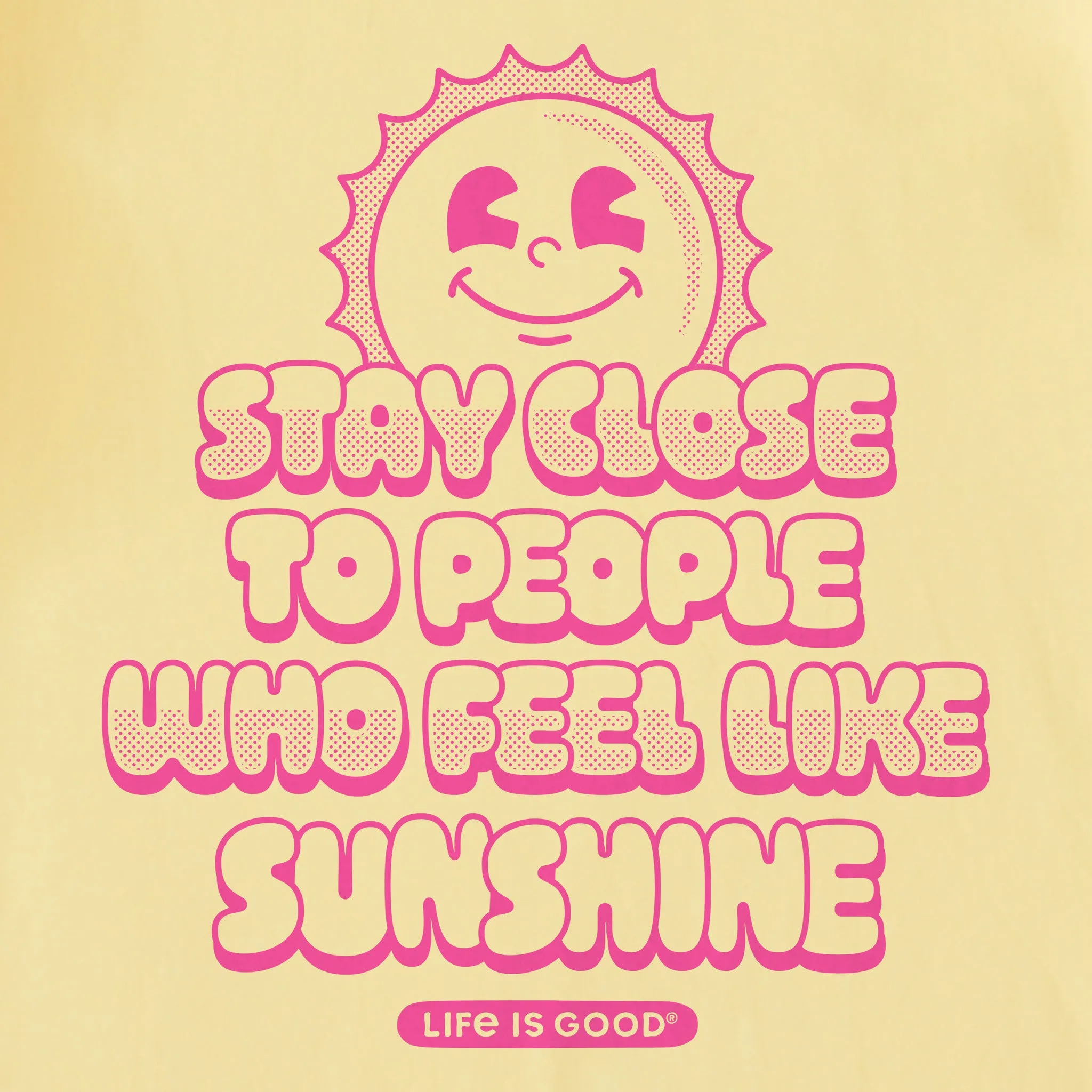 Kids Stay Close to Sunshine Short Sleeve Crusher Tee Life is Good