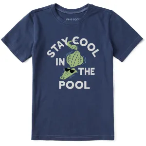 Kids Stay Cool in the Pool Short Sleeve Crusher Tee Life is Good