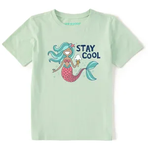 Kids Stay Cool Mermaid Short Sleeve Crusher Tee Life is Good