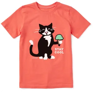 Kids Stay Cool Tuxedo Al Short Sleeve Crusher Tee Life is Good