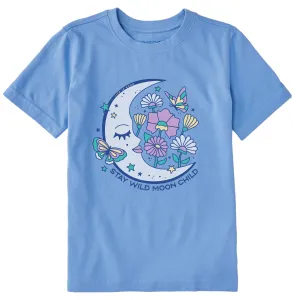 Kids Stay Wild Moon Child Flowers Short Sleeve Crusher Tee Life is Good