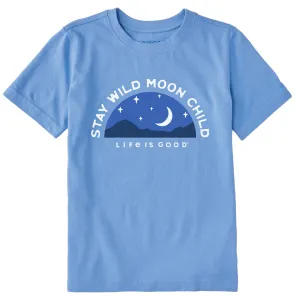 Kids Stay Wild Moon Child Landscape Short Sleeve Crusher Tee Life is Good