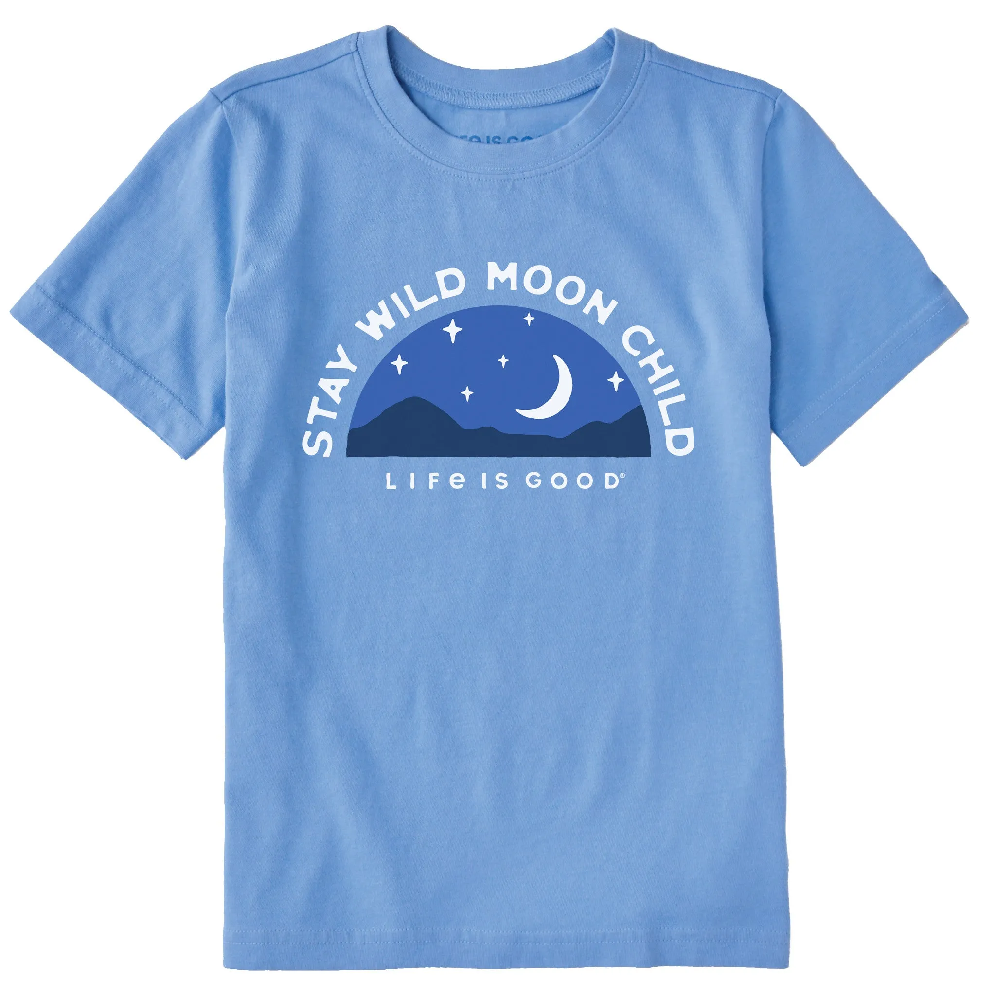 Kids Stay Wild Moon Child Landscape Short Sleeve Crusher Tee Life is Good