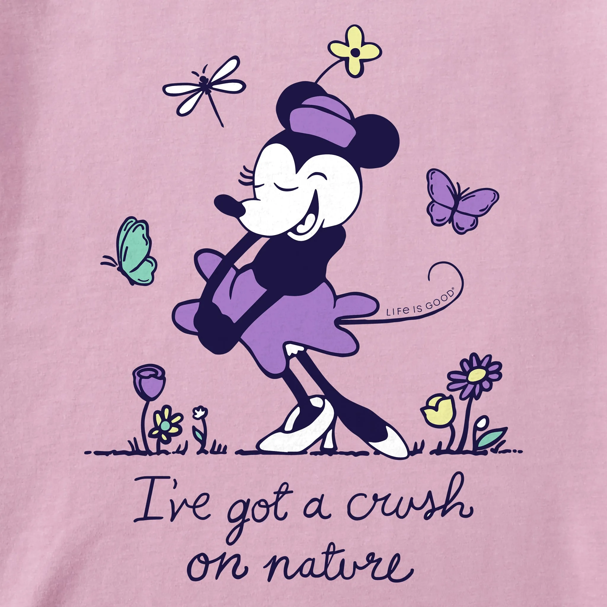 Kids Steamboat Miss Willie Crush Short Sleeve Crusher Tee Life is Good