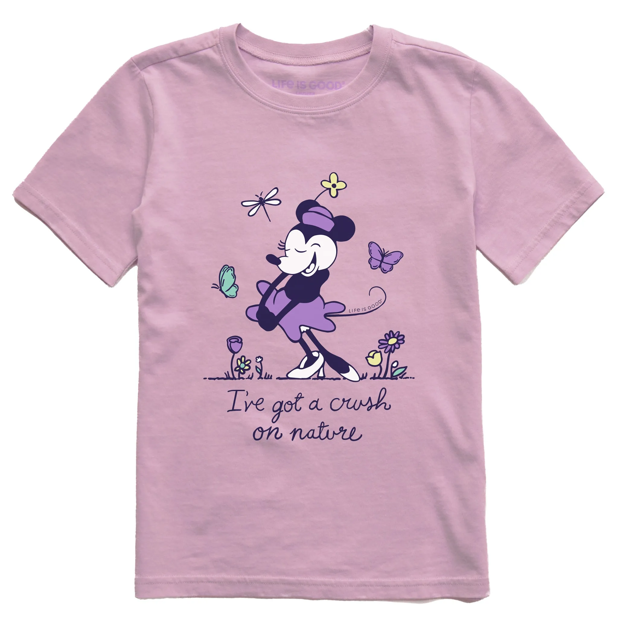 Kids Steamboat Miss Willie Crush Short Sleeve Crusher Tee Life is Good