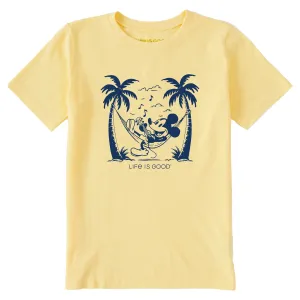 Kids Steamboat Willie Hammock Jammin Short Sleeve Crusher Tee Life is Good