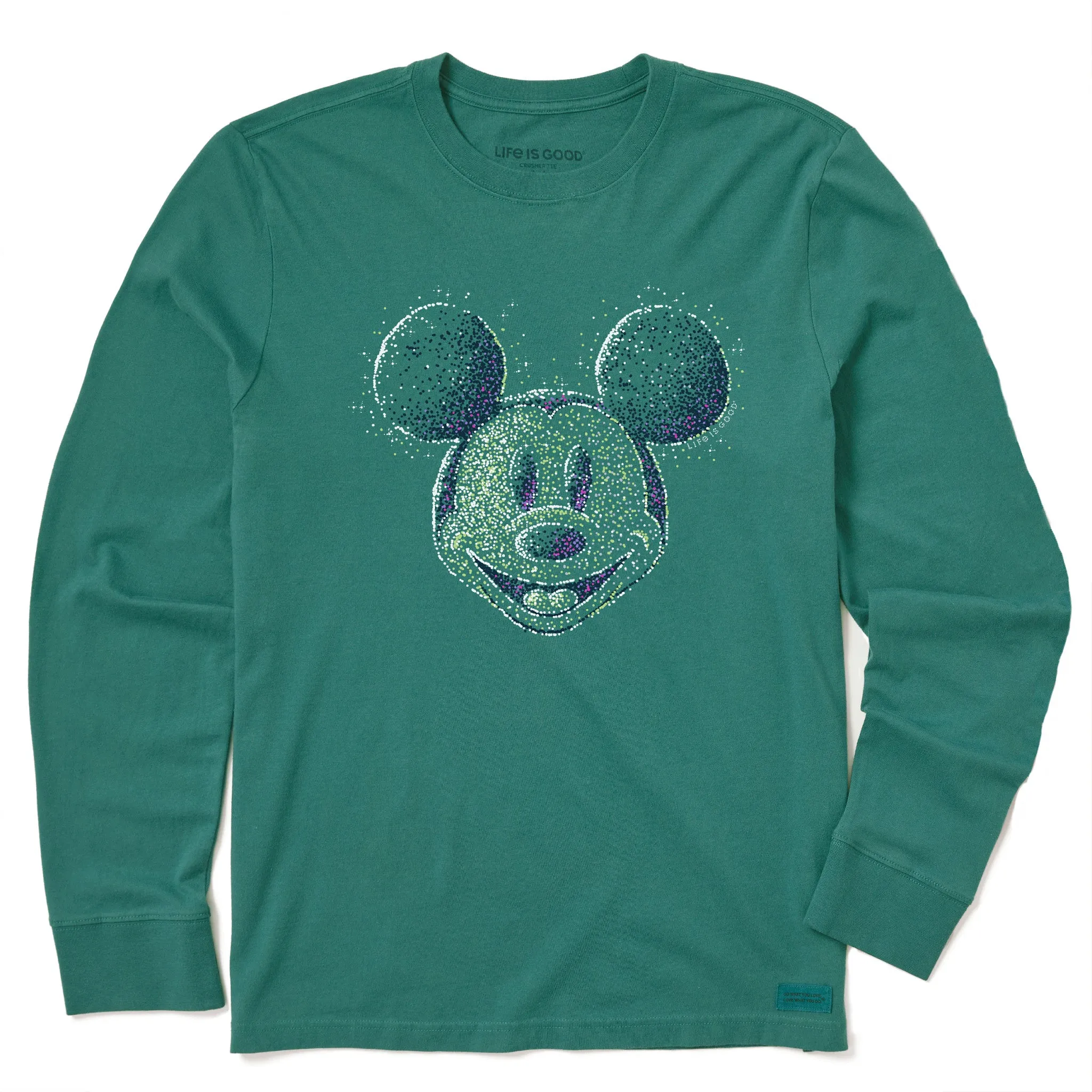 Kids Steamboat Willie Long Sleeve Crusher Tee Life is Good