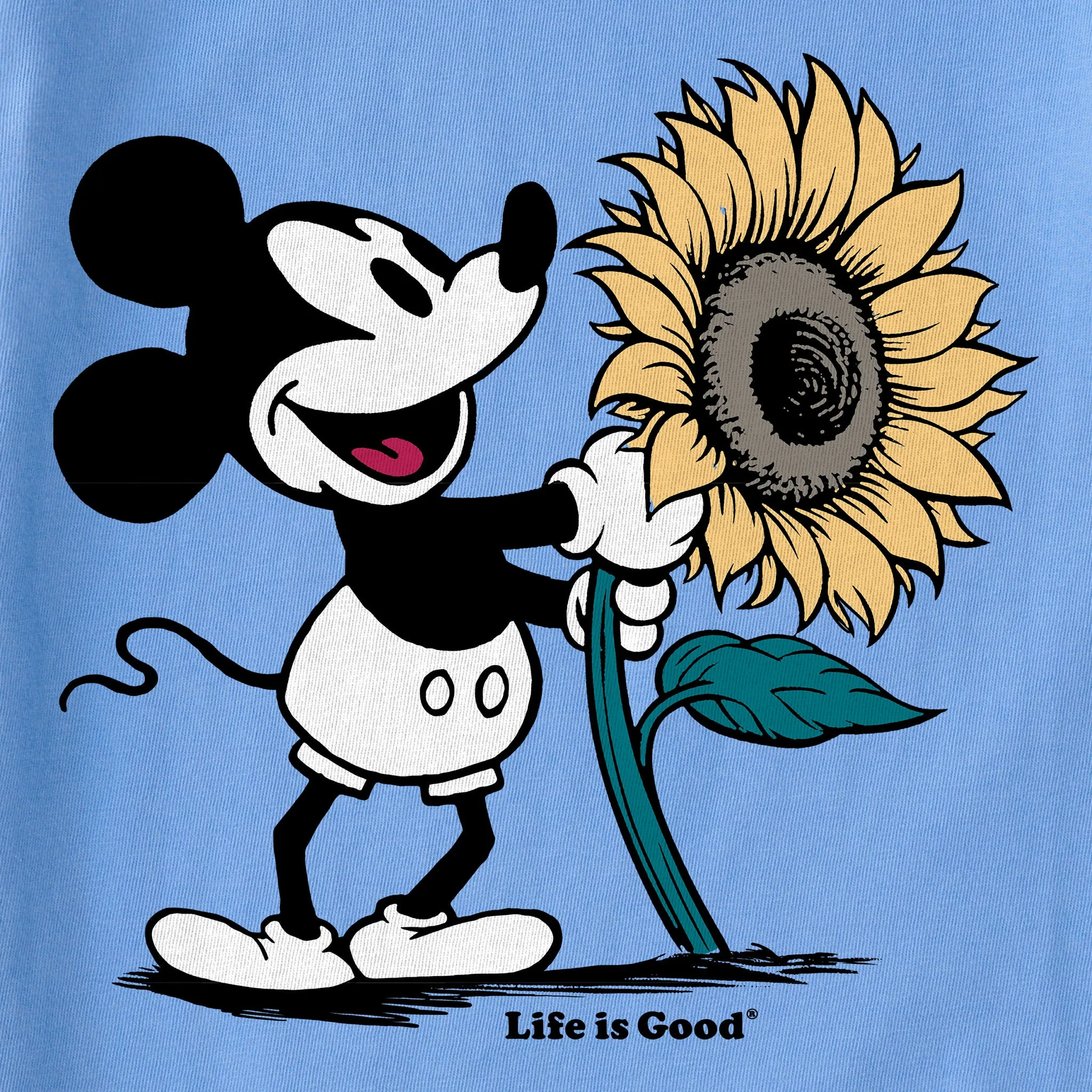 Kids Sunflower Willie Short Sleeve Crusher Tee Life is Good
