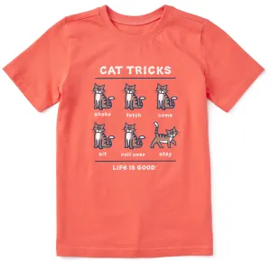 Kids Tabby Al Cat Tricks Short Sleeve Crusher Tee Life is Good