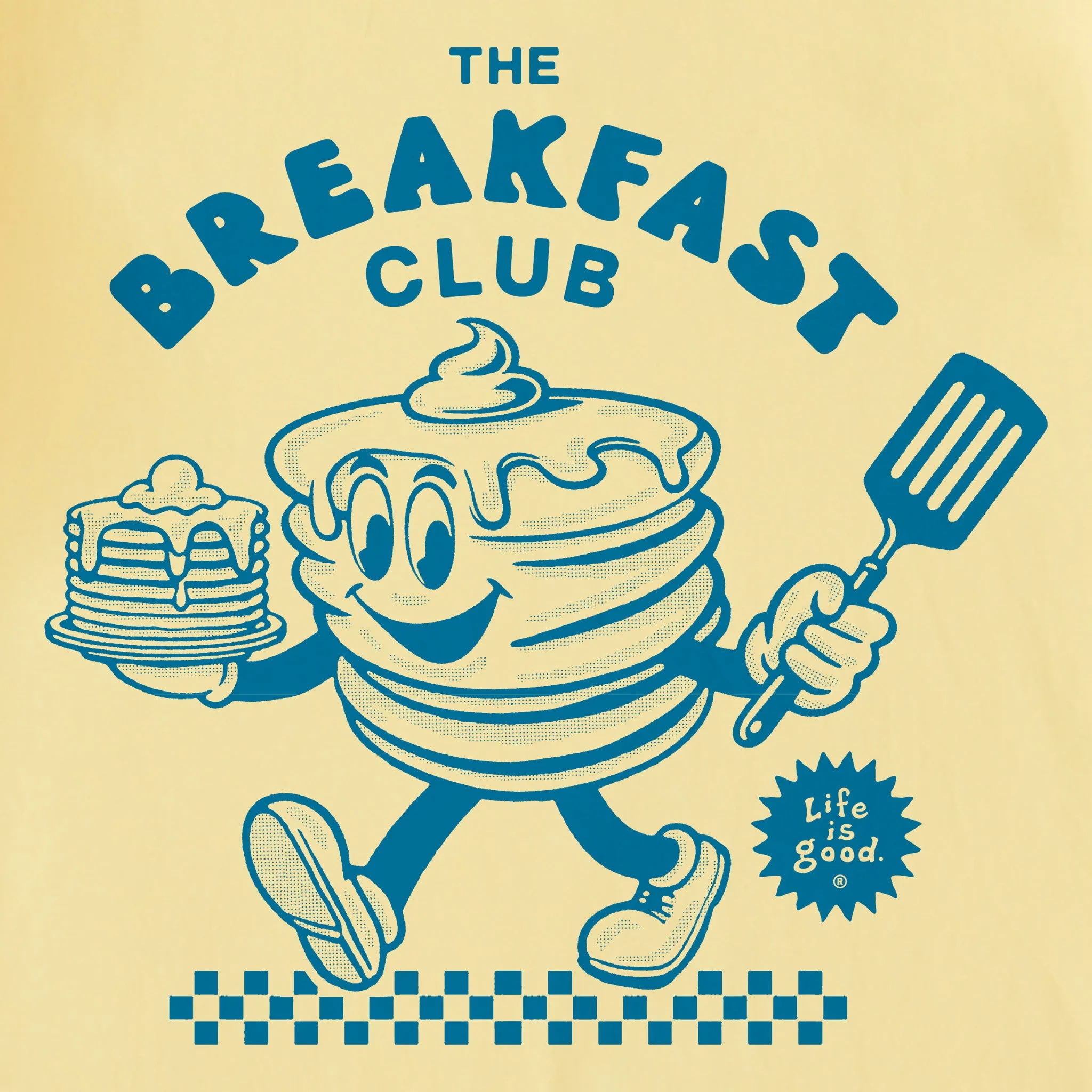 Kids The Breakfast Club Pancakes Short Sleeve Crusher Tee Life is Good
