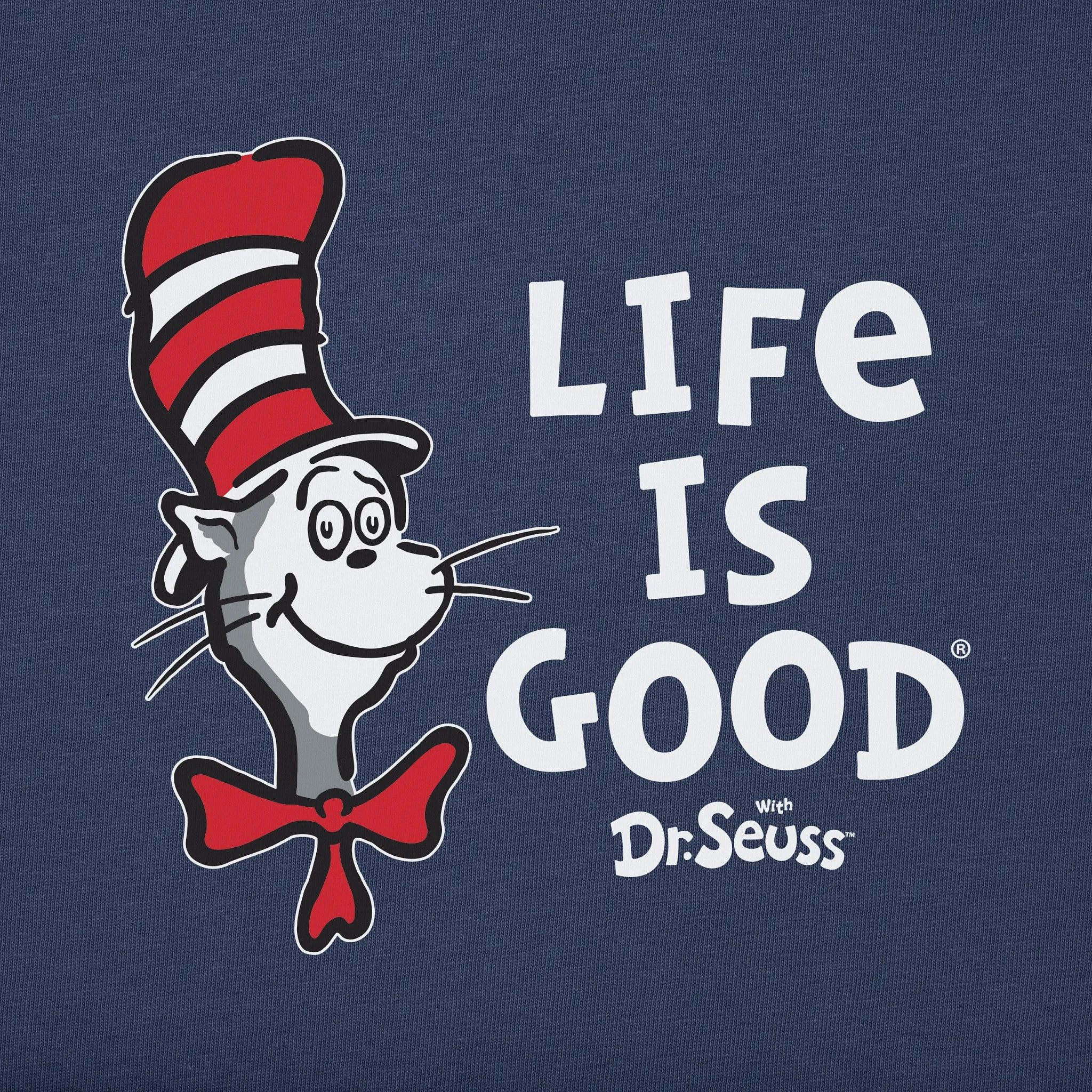 Kids The Cat LIG Stack Short Sleeve Crusher Tee Life is Good