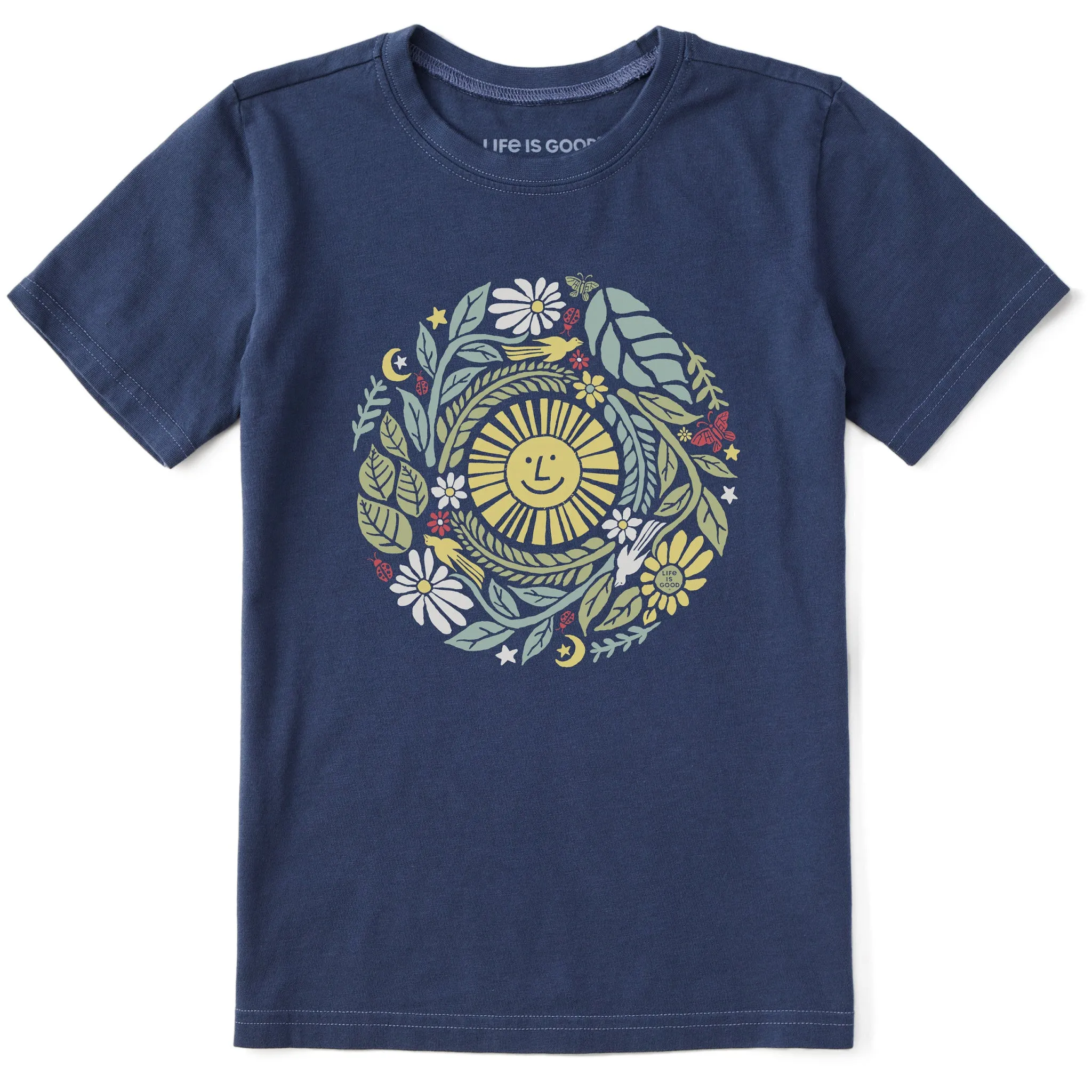 Kids The Circle of Life Short Sleeve Crusher Tee Life is Good