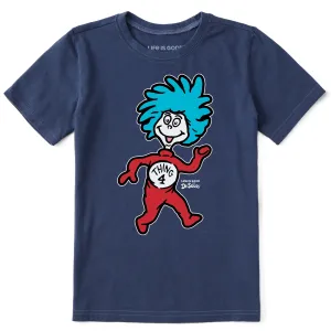 Kids Thing 4 Short Sleeve Crusher Tee Life is Good