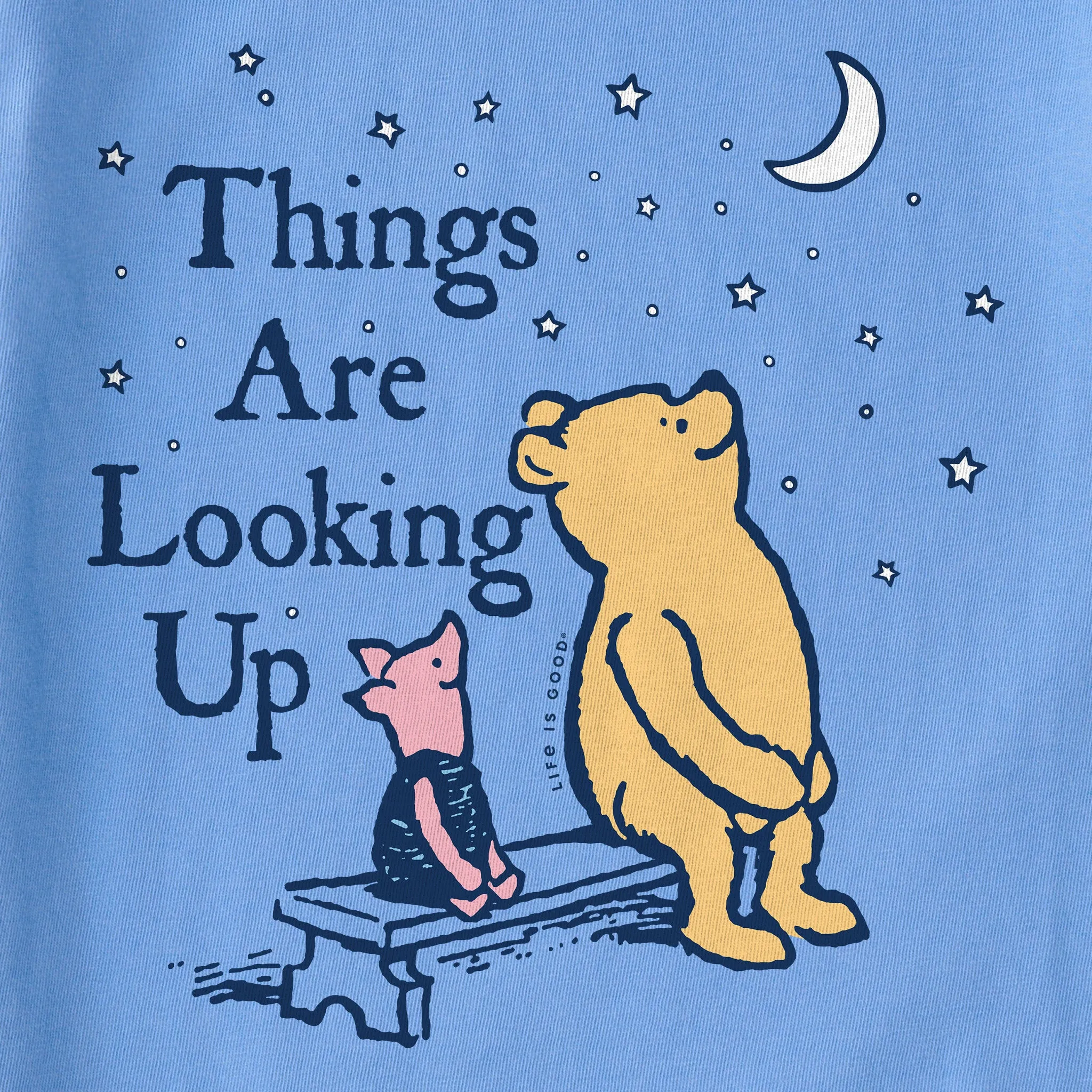 Kids Things Are Looking Up Winnie Short Sleeve Crusher Tee Life is Good