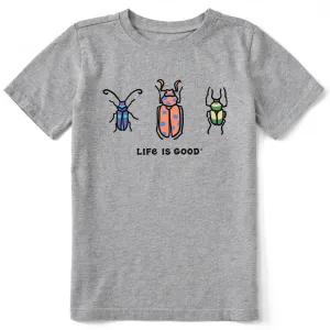Kids Three Bugs Short Sleeve Crusher Tee Life is Good