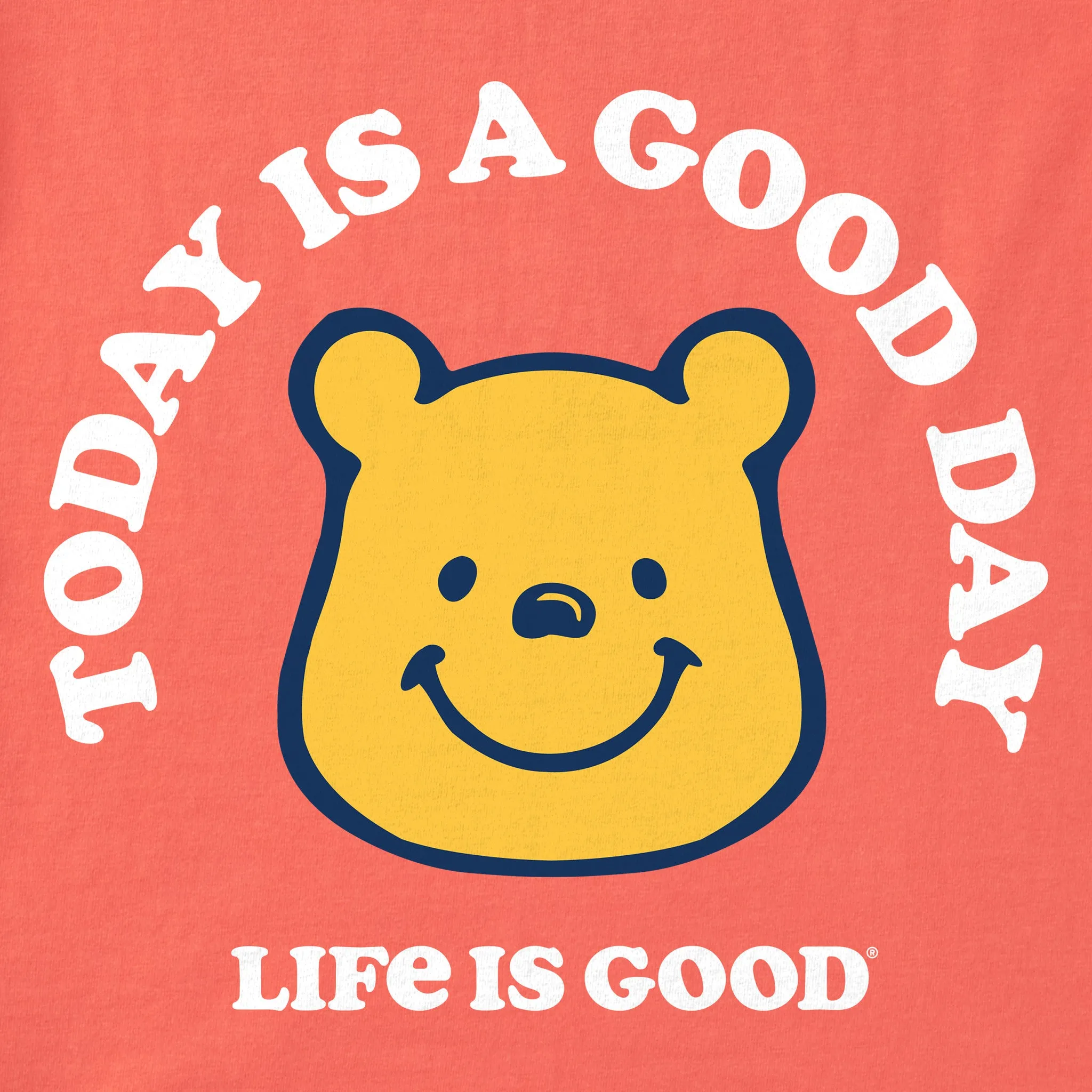Kids Today is a Good Day Winnie Short Sleeve Crusher Tee Life is Good