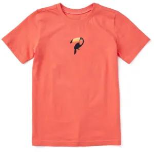 Kids Toucan Mini Short Sleeve Crusher Tee Life is Good