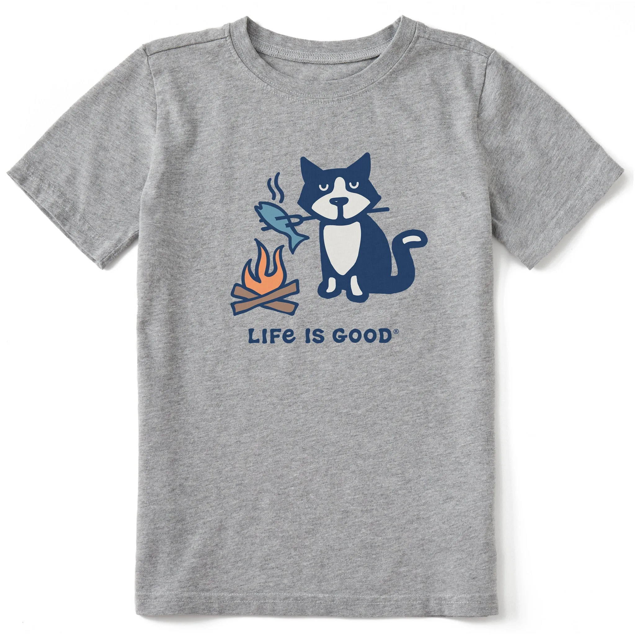 Kids Tux Campfire Short Sleeve Crusher Tee Life is Good