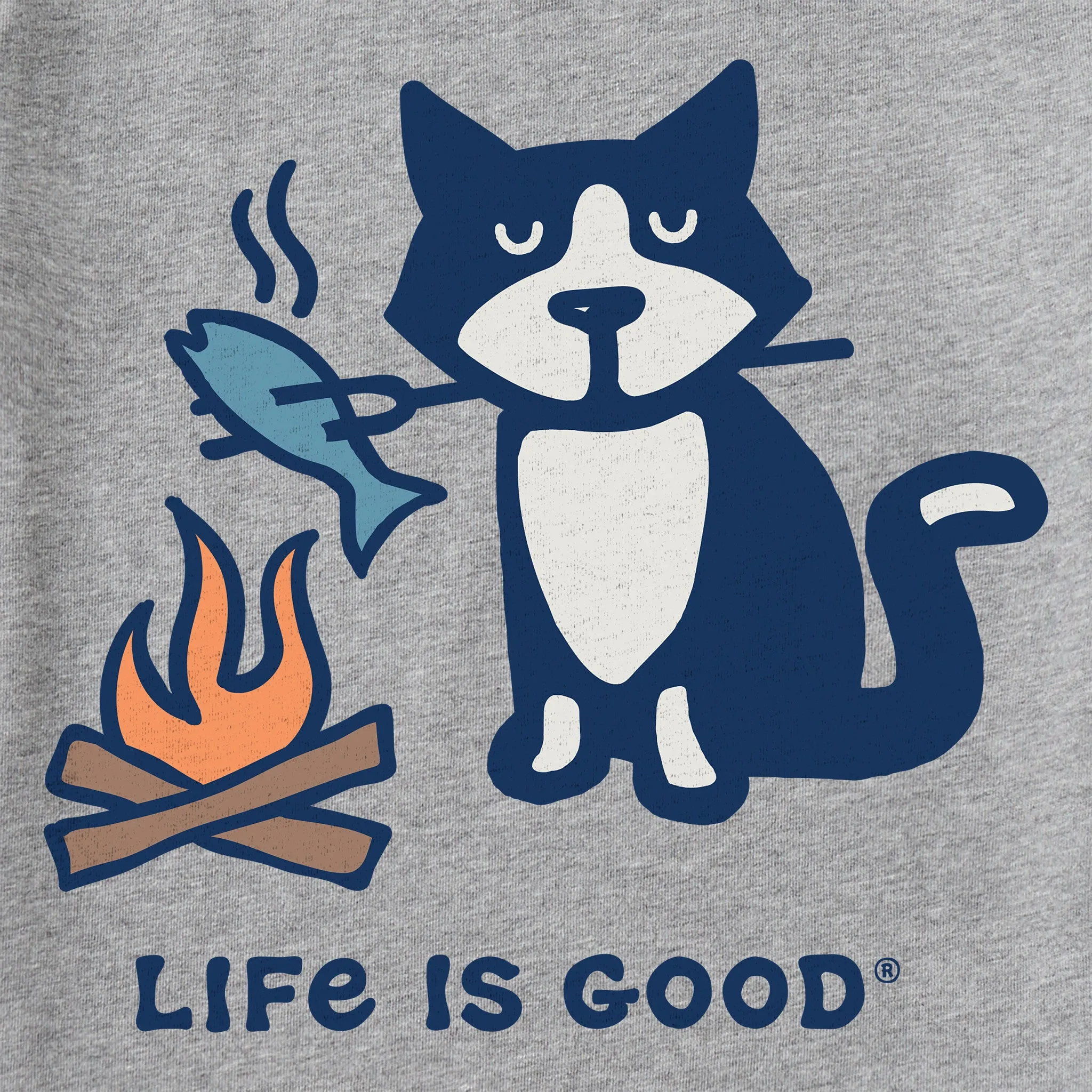 Kids Tux Campfire Short Sleeve Crusher Tee Life is Good