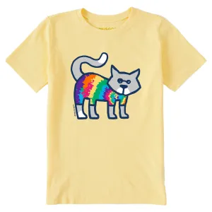 Kids Tye Dye Al Short Sleeve Crusher Tee Life is Good