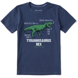 Kids Tyrannosaurus Rex Short Sleeve Crusher Tee Life is Good