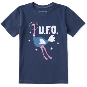 Kids U.F.O. Ostrich Short Sleeve Crusher Tee Life is Good