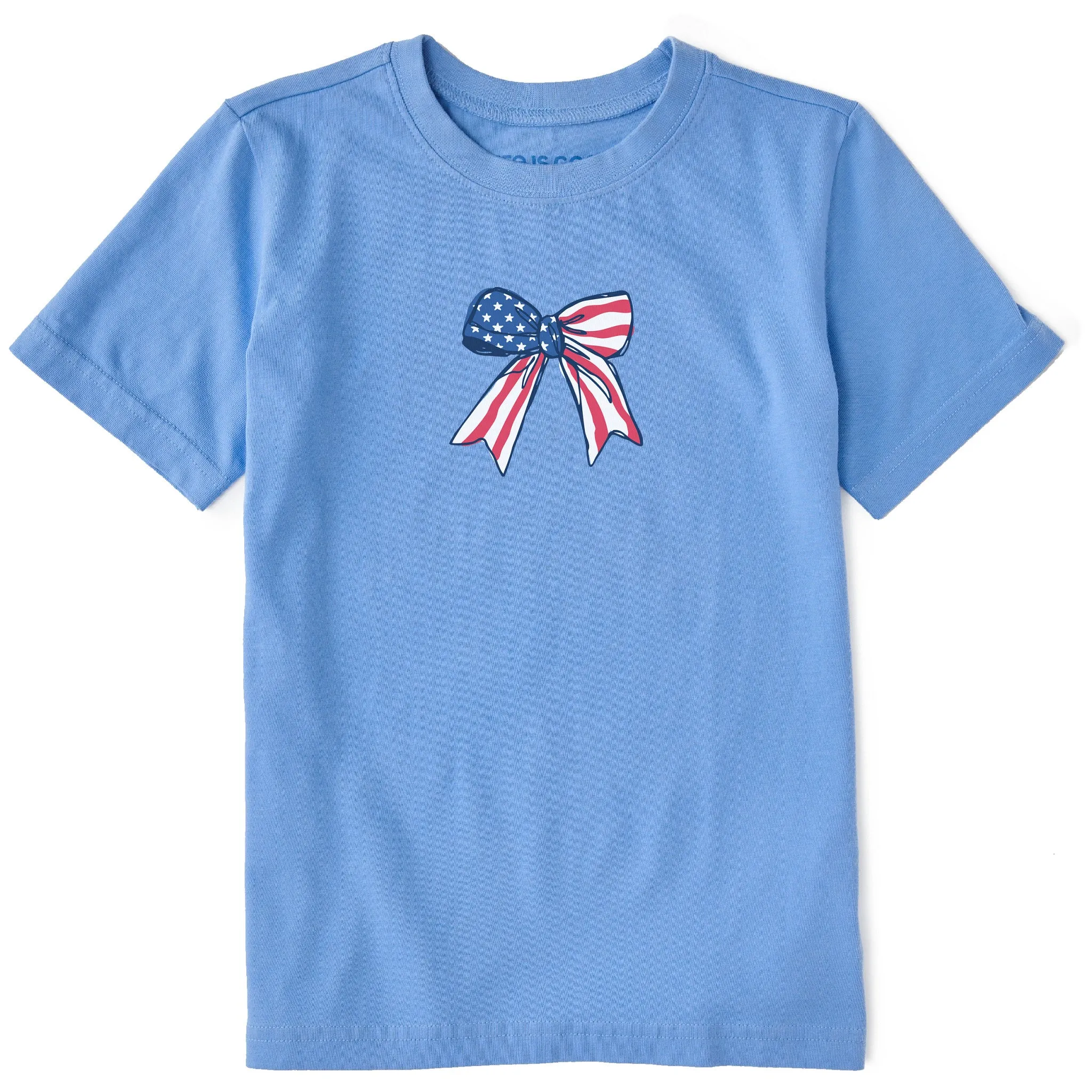 Kids USA Bow Short Sleeve Crusher Tee Life is Good