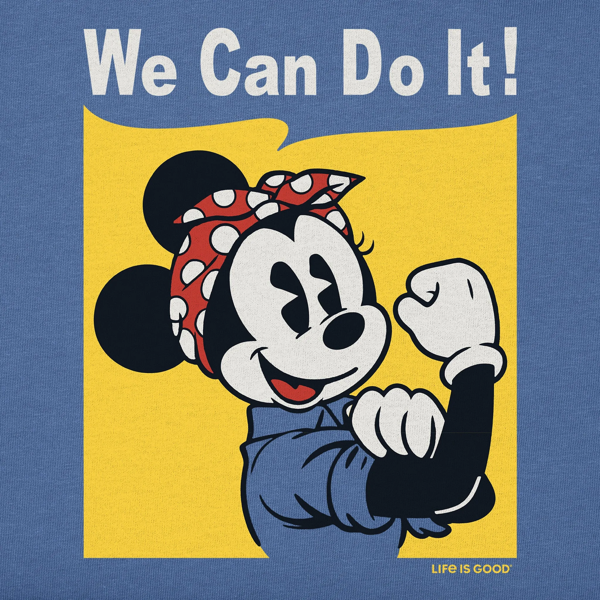 Kids We Can Do It Mouse Short Sleeve Crusher Tee Life is Good