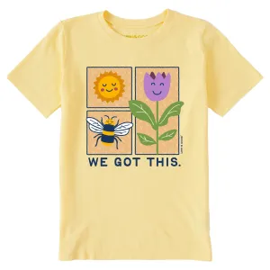 Kids We Got This Bee Short Sleeve Crusher Tee Life is Good