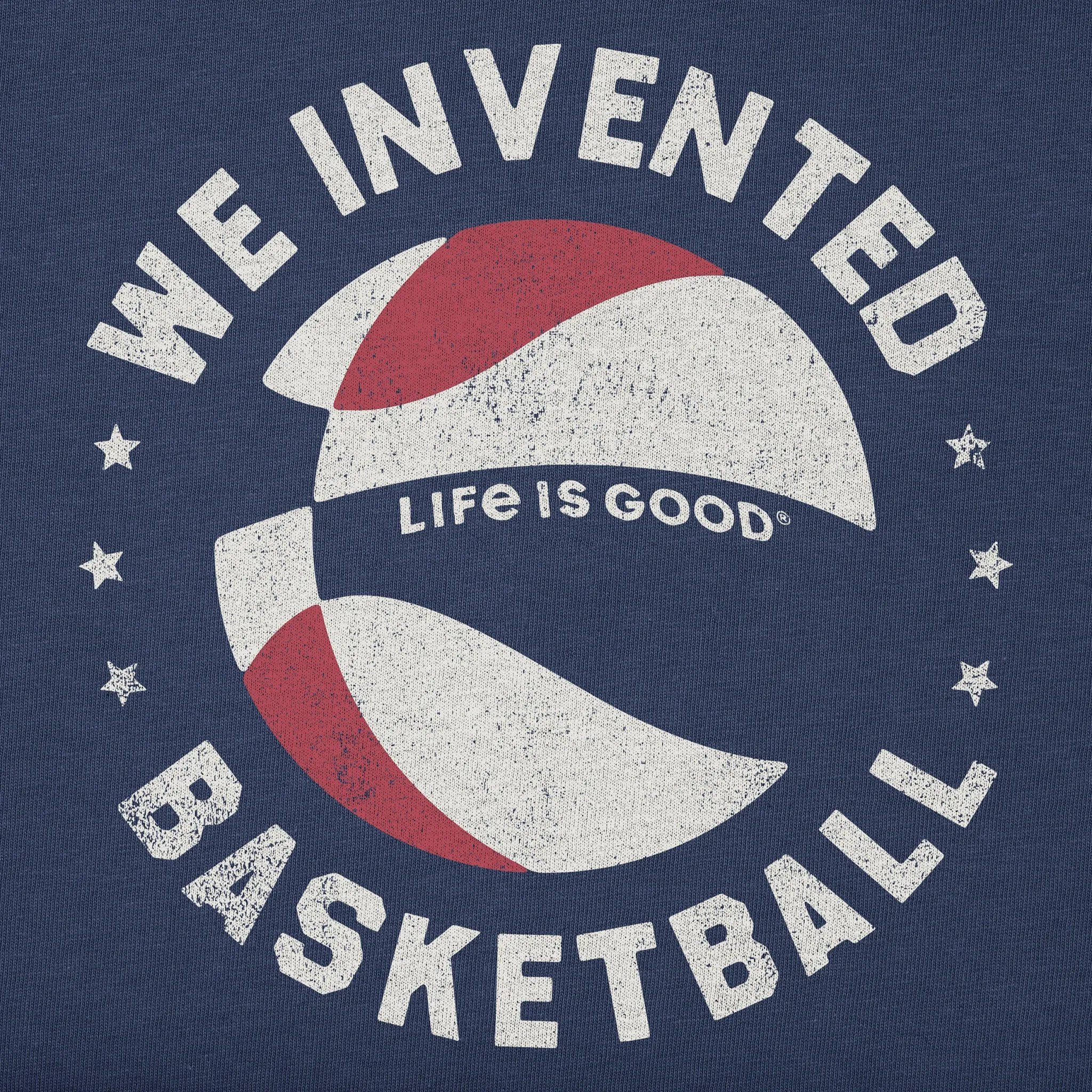 Kids We Invented Basketball Short Sleeve Crusher Tee Life is Good