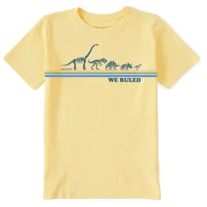 Kids We Ruled Dino's Short Sleeve Crusher Tee Life is Good