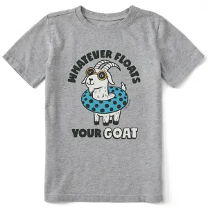 Kids Whatever Floats Your Goat Short Sleeve Crusher Tee Life is Good