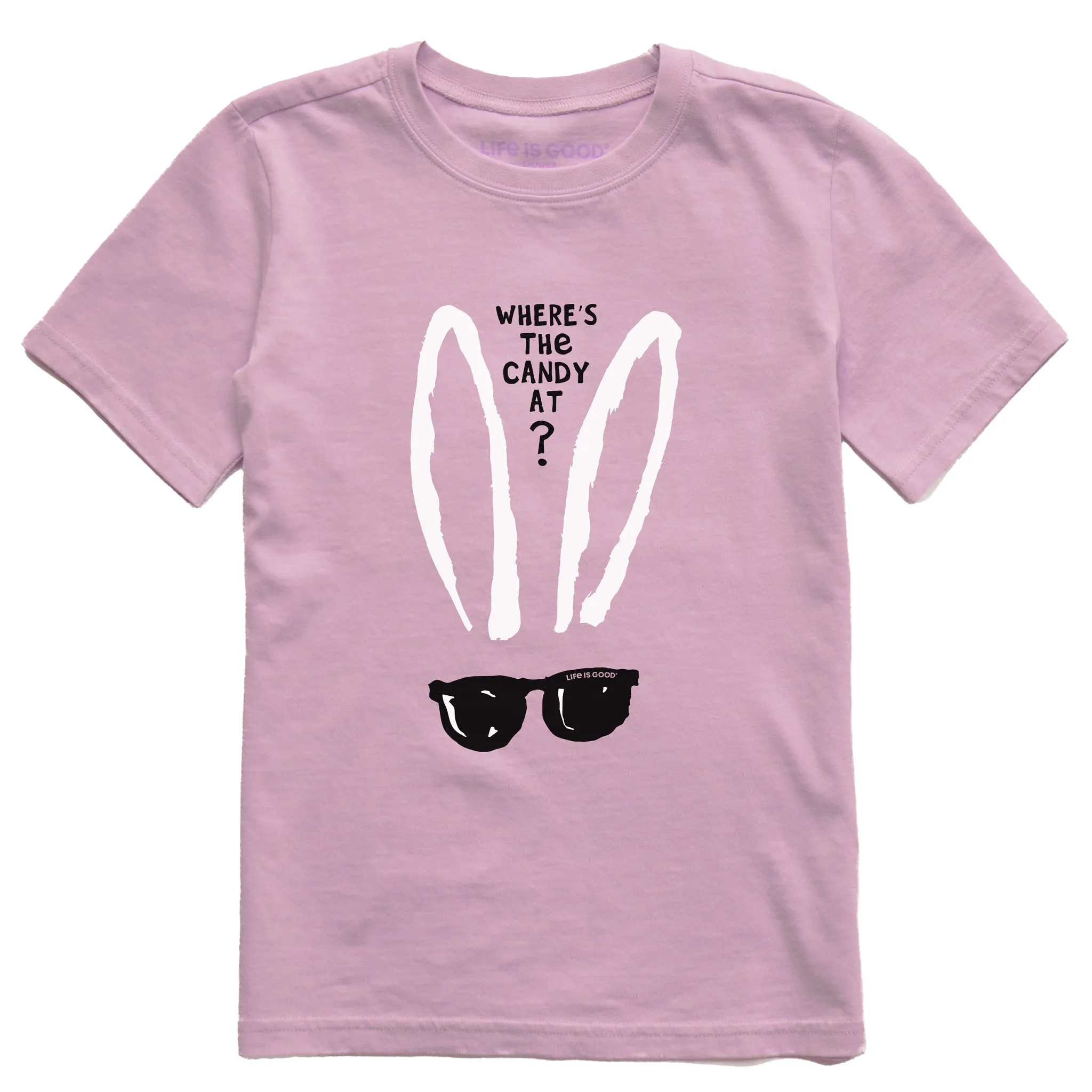 Kids Where's the Candy at? Short Sleeve Crusher Tee Life is Good