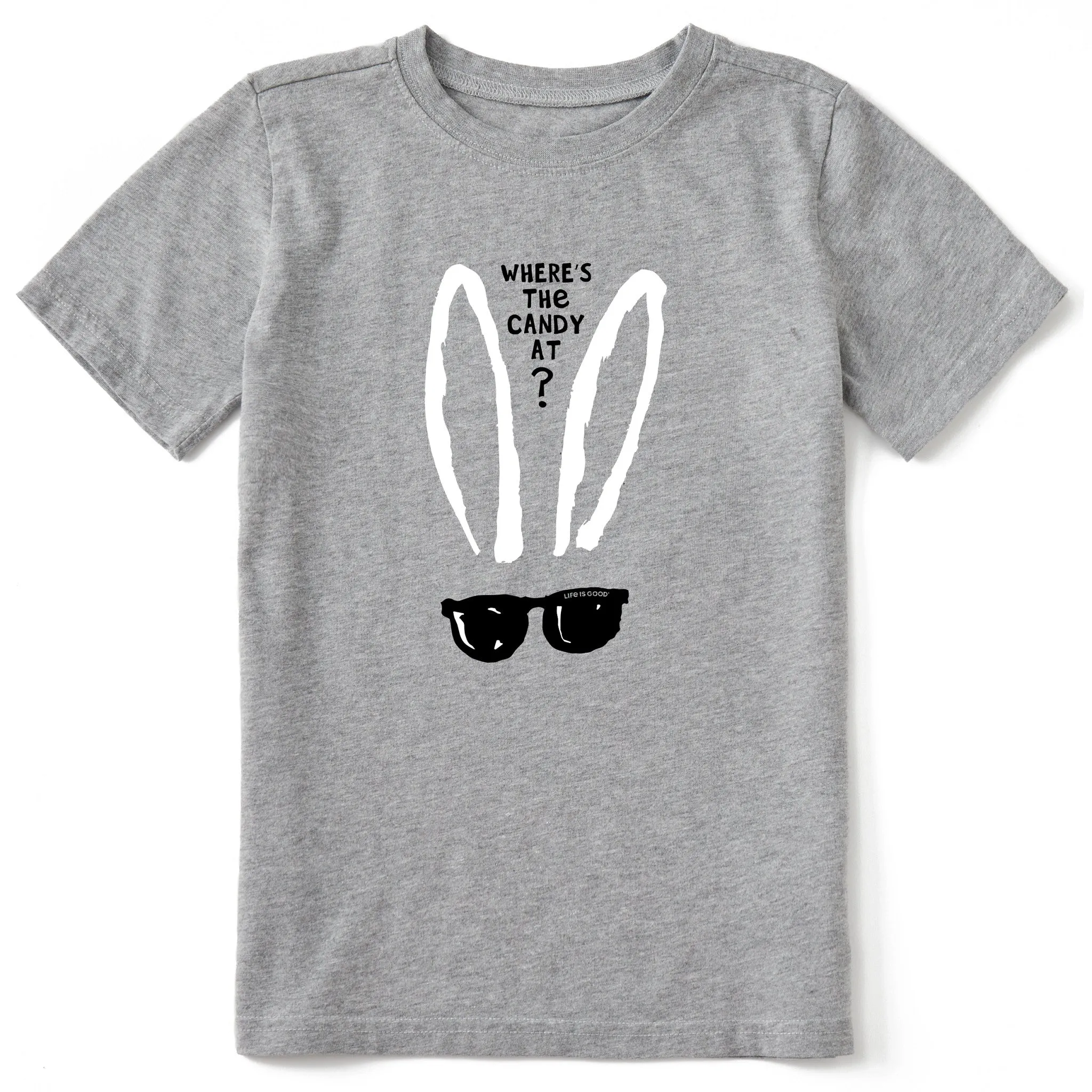 Kids Where's the Candy at? Short Sleeve Crusher Tee Life is Good
