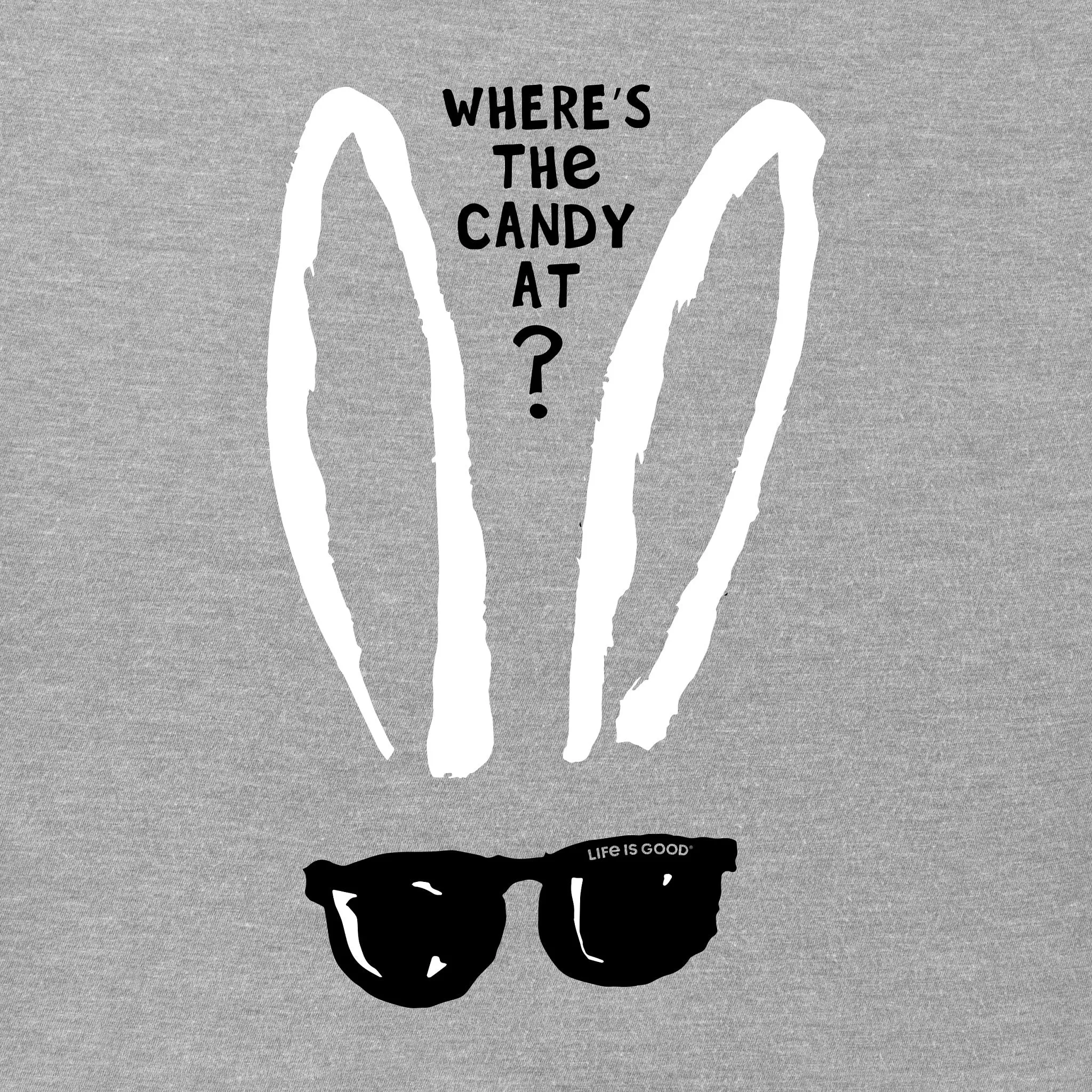 Kids Where's the Candy at? Short Sleeve Crusher Tee Life is Good