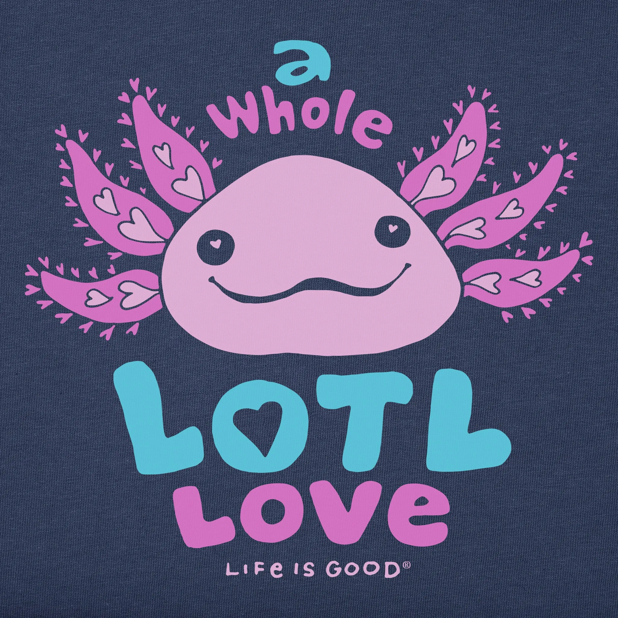 Kids Whole Lotl Love Short Sleeve Crusher Tee Life is Good