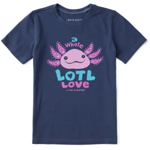 Kids Whole Lotl Love Short Sleeve Crusher Tee Life is Good