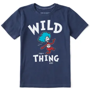Kids Wild Thing Number 1 Short Sleeve Crusher Tee Life is Good