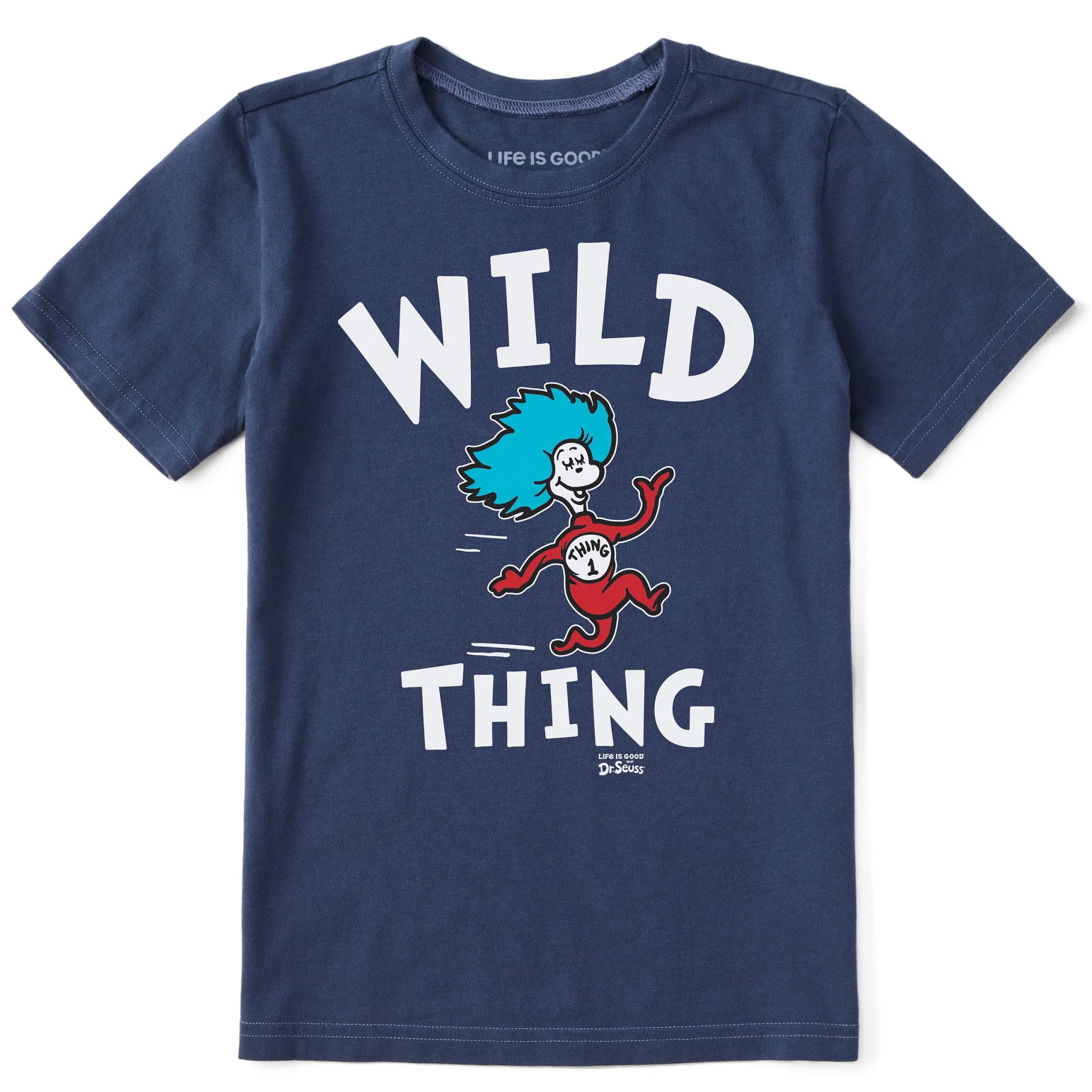 Kids Wild Thing Number 1 Short Sleeve Crusher Tee Life is Good