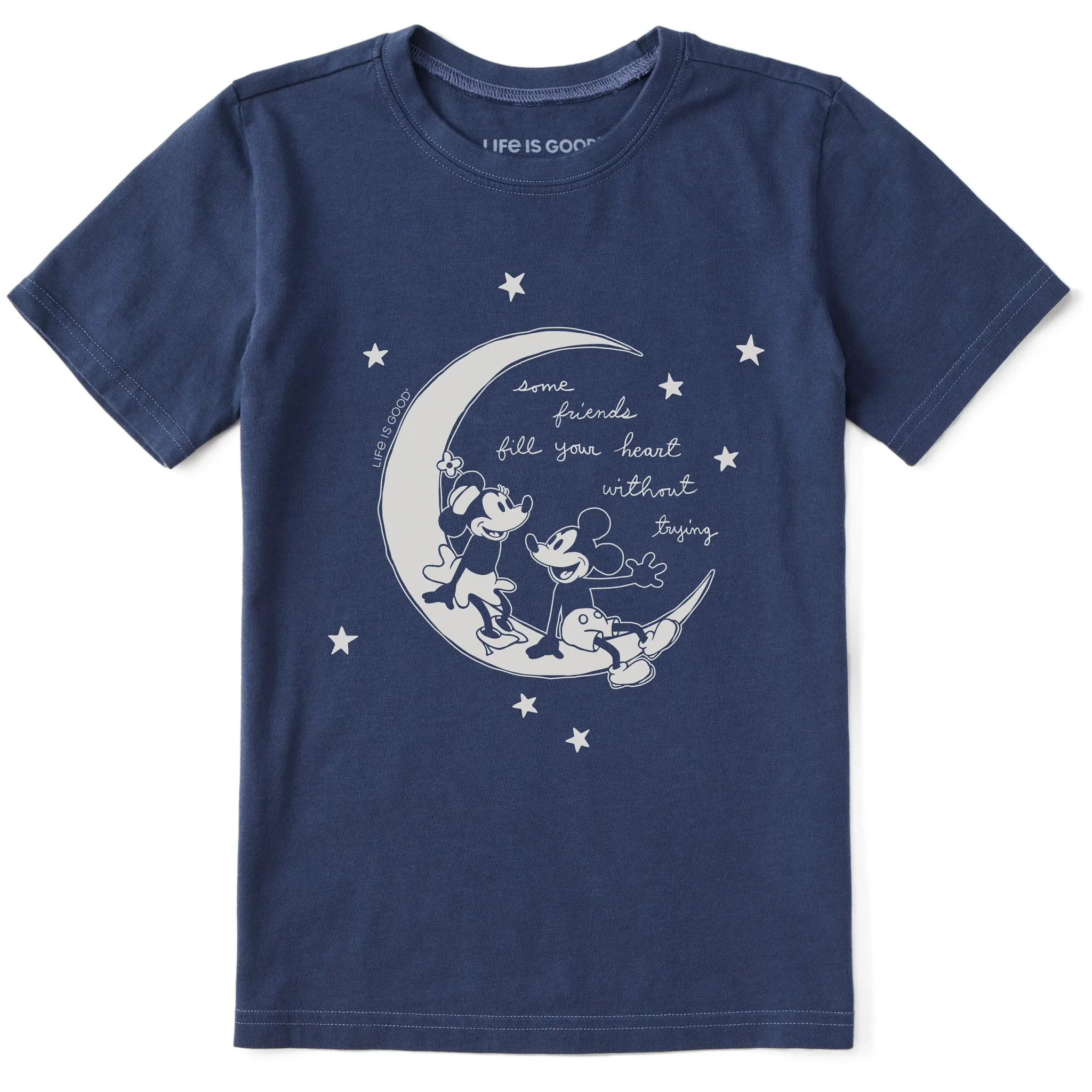 Kids Willie Fill Your Heart Moon Short Sleeve Crusher Tee Life is Good