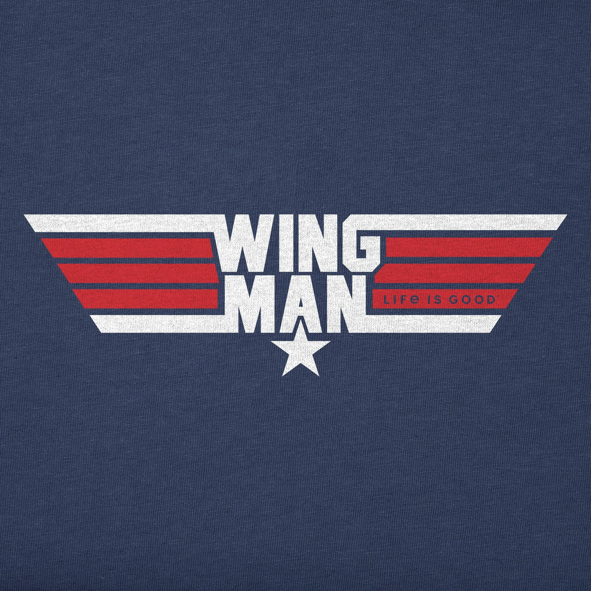 Kids Wing Man Short Sleeve Crusher Tee Life is Good