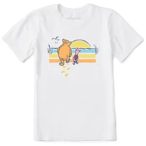 Kids Winnie Beachy Stripe Short Sleeve Crusher Tee Life is Good