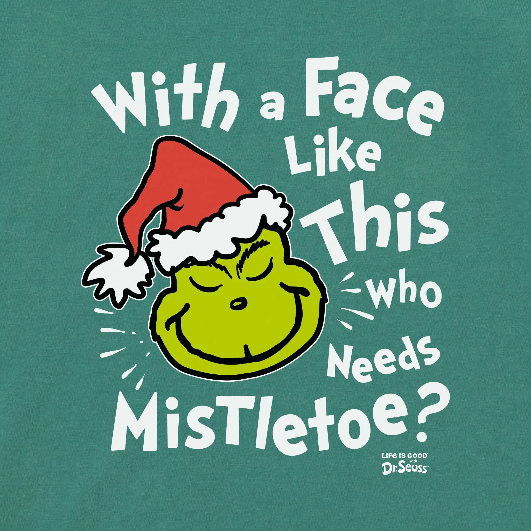 Kids With a Face Like This Grinch Long Sleeve Crusher Tee Life is Good