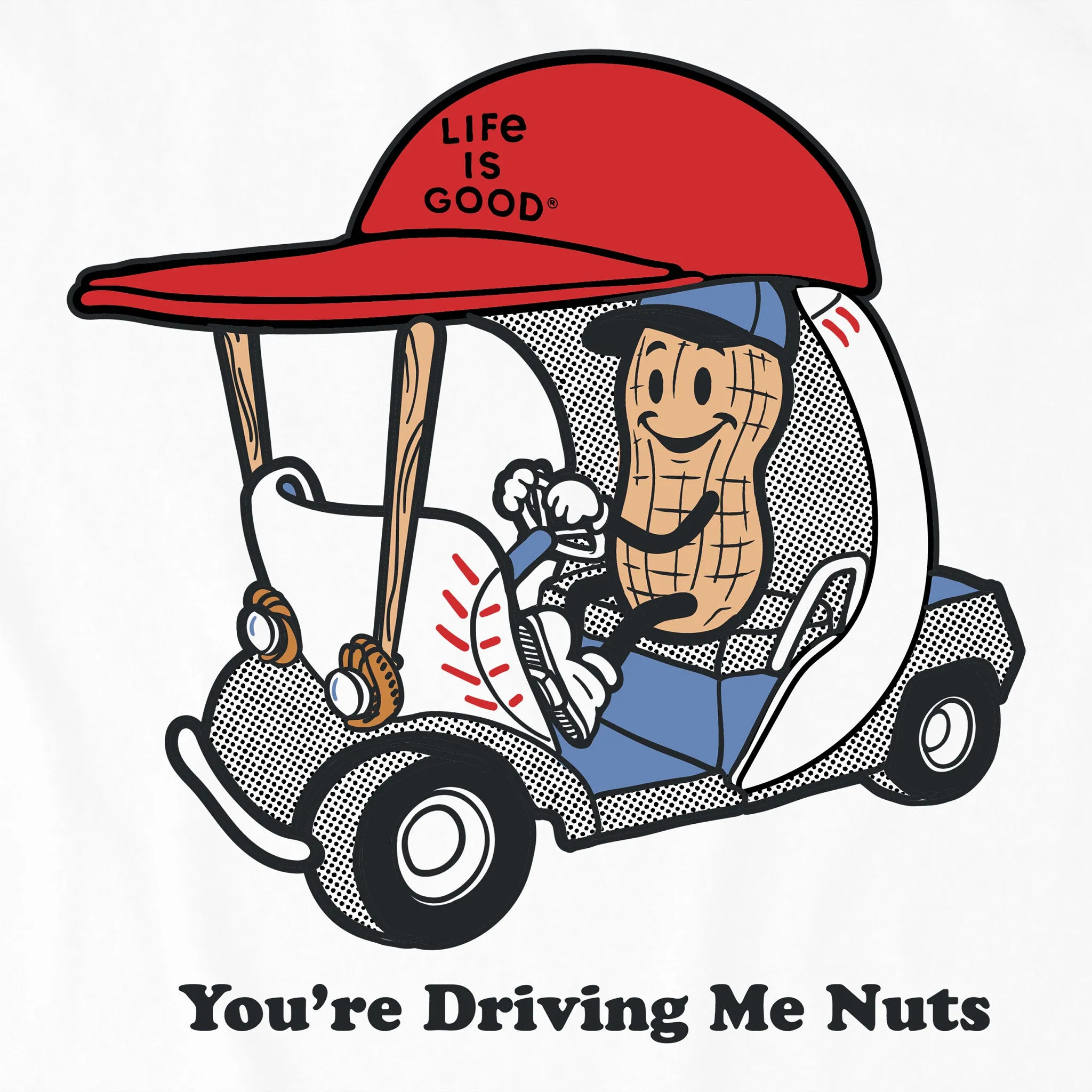 Kids You're Driving Me Nuts Short Sleeve Crusher Tee Life is Good