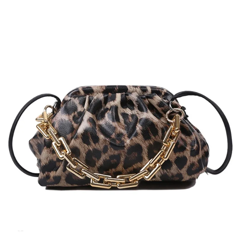 Leopard Print Cloud Handbag Anna Kay Co